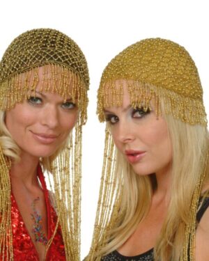 2019 - Glass Beaded Cap with Long Fringes