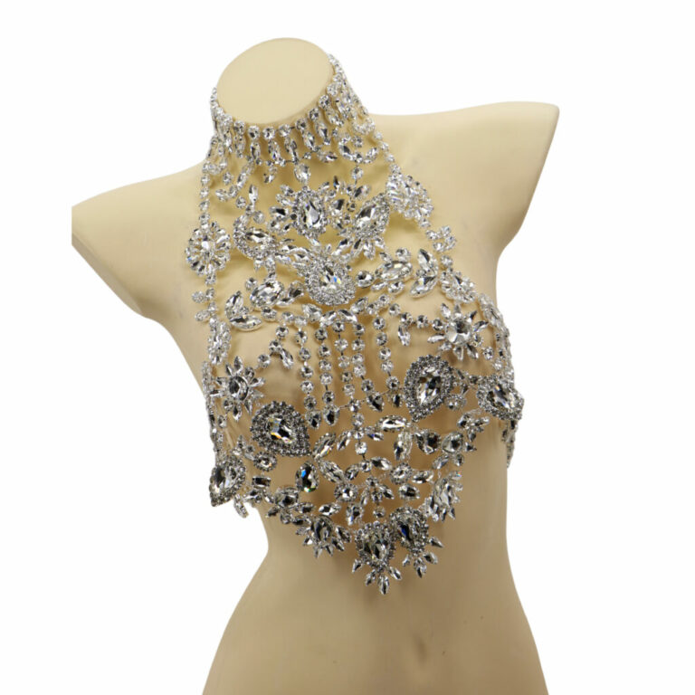94035 - Multi Crystal Embellished Bodice
