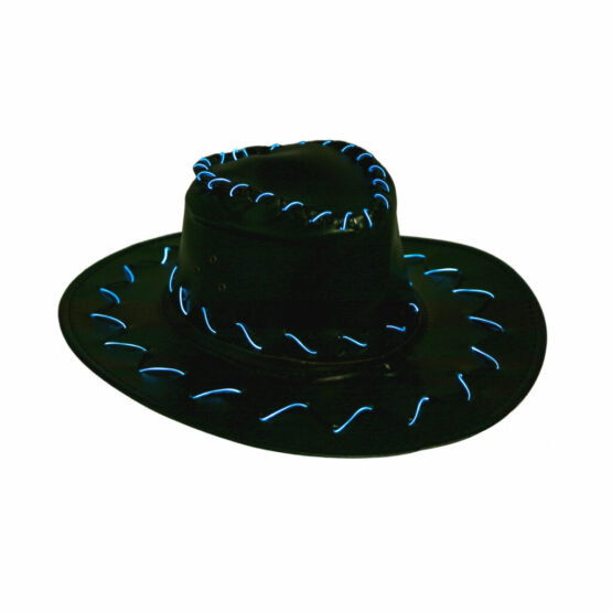 JC550 - Leatherette Light Up Cowboy Hat led - Image 6