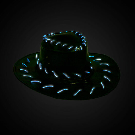 JC550 - Leatherette Light Up Cowboy Hat led - Image 4