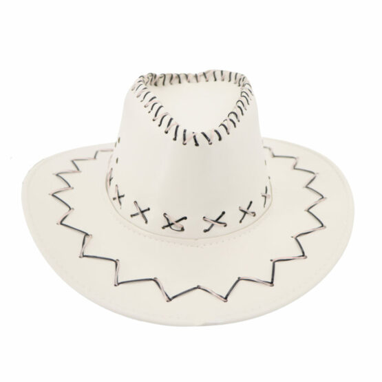 JC550 - Leatherette Light Up Cowboy Hat led - Image 8