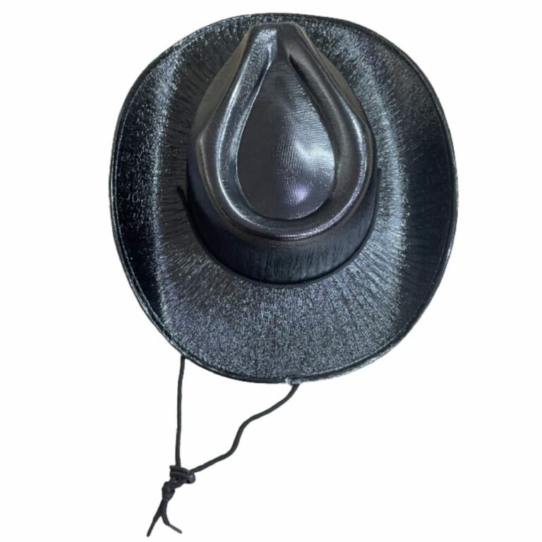 JC553 - Metallic Cowboy Hat with Tie-Up String - Image 17