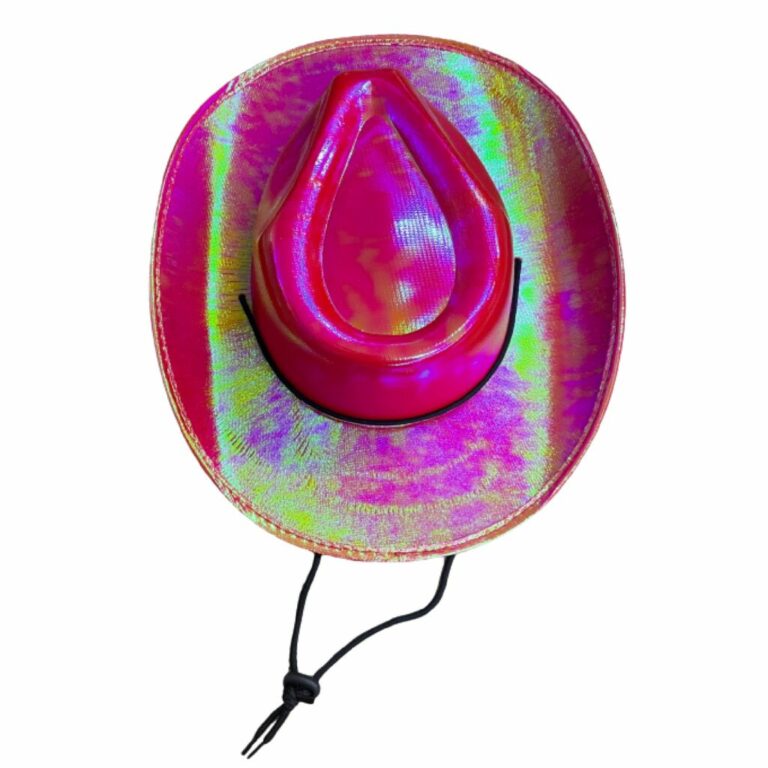 JC553 - Metallic Cowboy Hat with Tie-Up String - Image 14