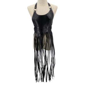 KD401 - Leatherette Top with Waterfall Belt