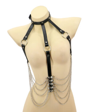 KX252 - Leatherette Top with Chains