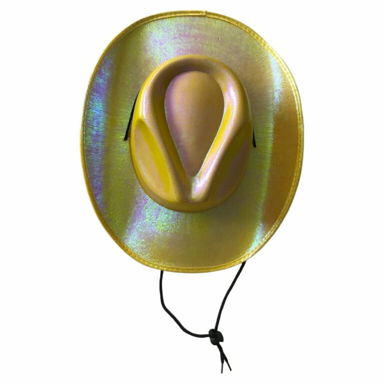 JC553 - Metallic Cowboy Hat with Tie-Up String - Image 22