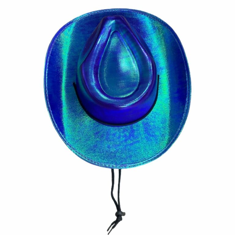JC553 - Metallic Cowboy Hat with Tie-Up String - Image 7