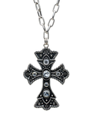 12484 - Cross Necklace - Silver