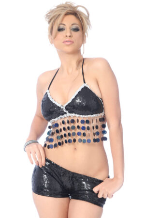 2285 - Sequin Top with Paillettes