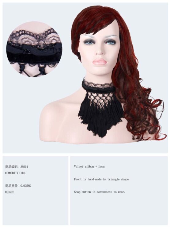 AS14 - Victorian tassel choker - Image 2