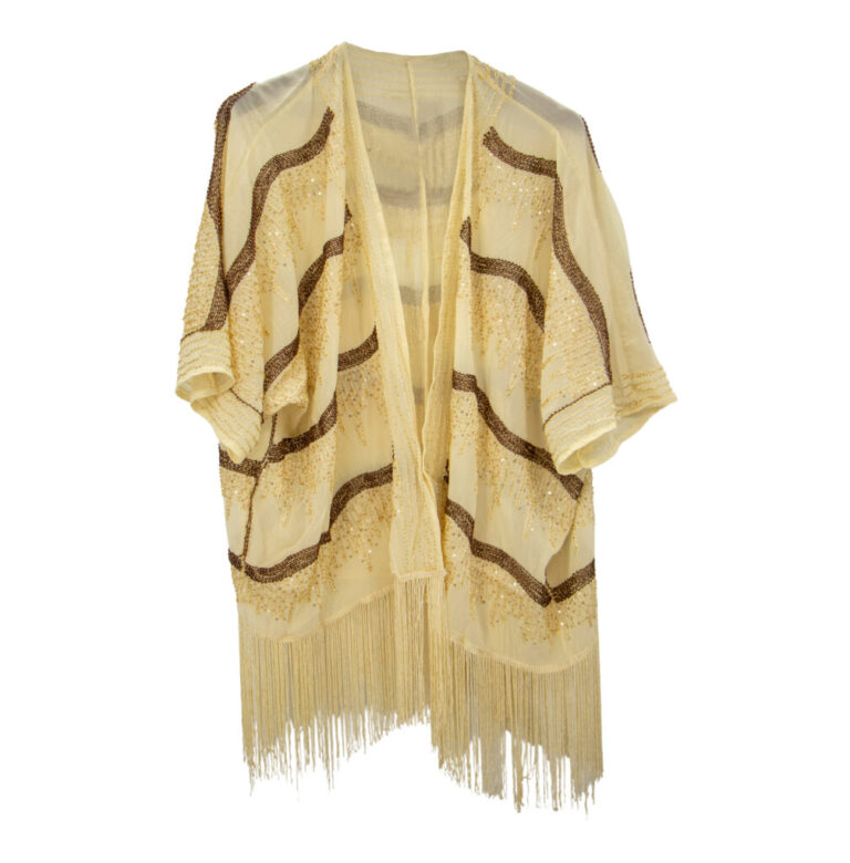 2446 - Flapper Kimono - Gold - O/S - Image 3