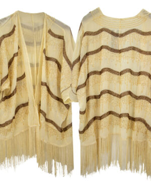 2446 - Flapper Kimono - Gold - O/S