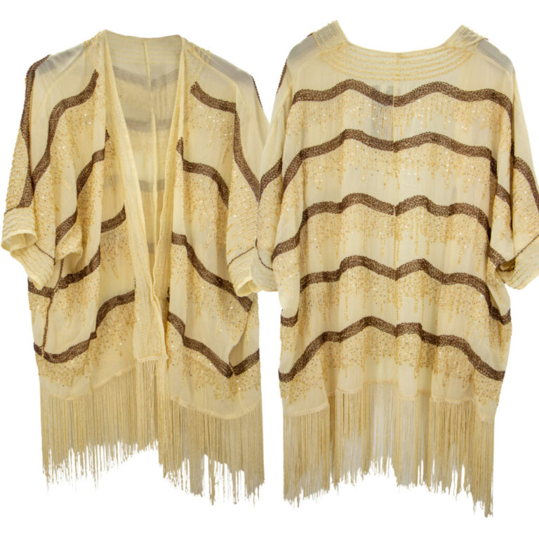2446 - Flapper Kimono - Gold - O/S