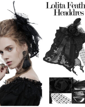 WLS50 - Lolita Feather Headdress