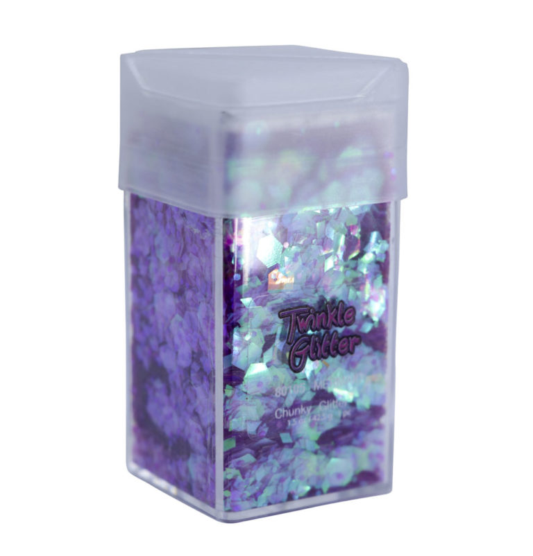 80105 - mixed sizes glitter sq bottle1.5 oz-Mermaid - Image 2