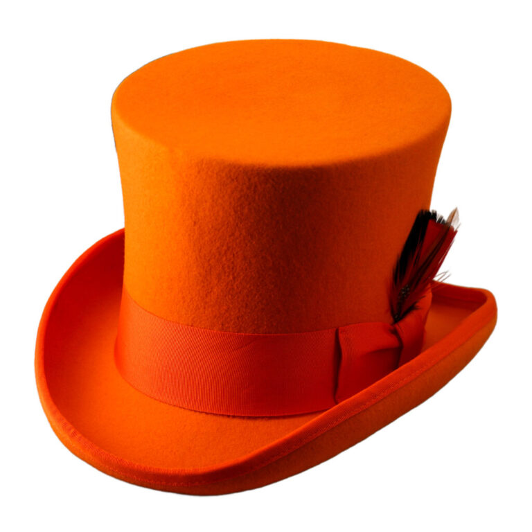 69513 - Steampunk TOP Hat - 100% wool felt - Image 24