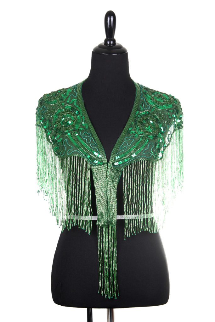 1006 - Beaded Shawl with Roses - Image 11