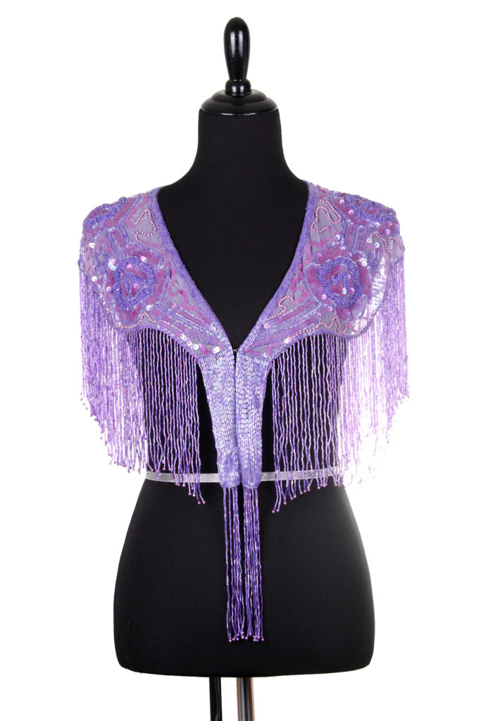 1006 - Beaded Shawl with Roses - Image 14