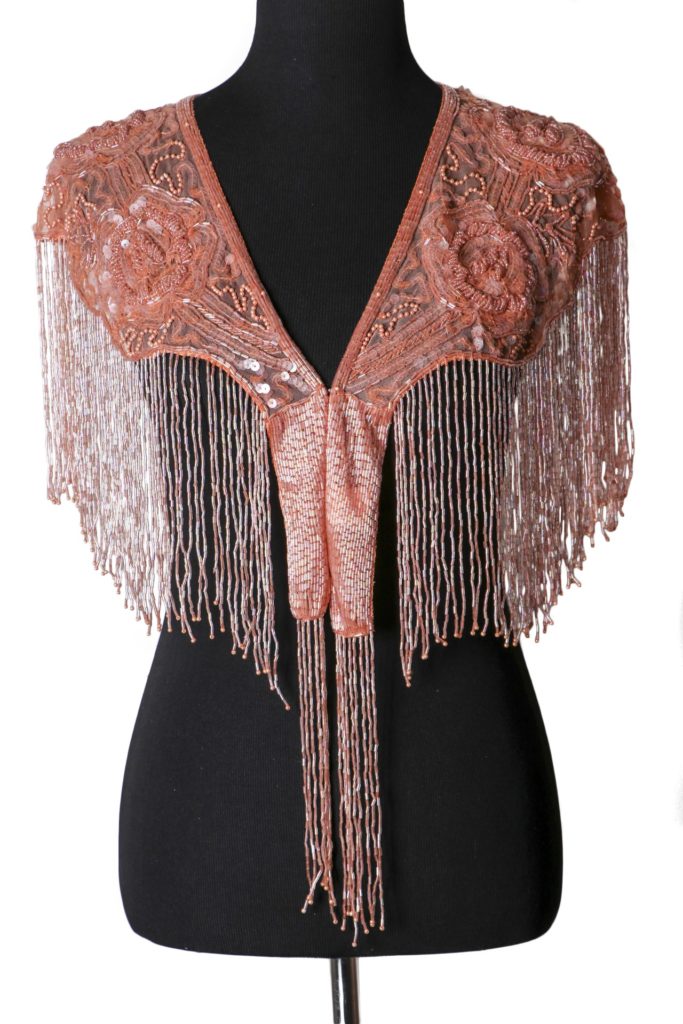 1006 - Beaded Shawl with Roses - Image 17