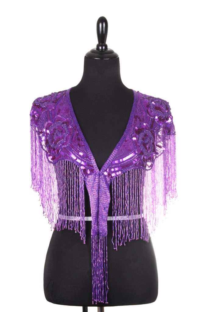 1006 - Beaded Shawl with Roses - Image 27
