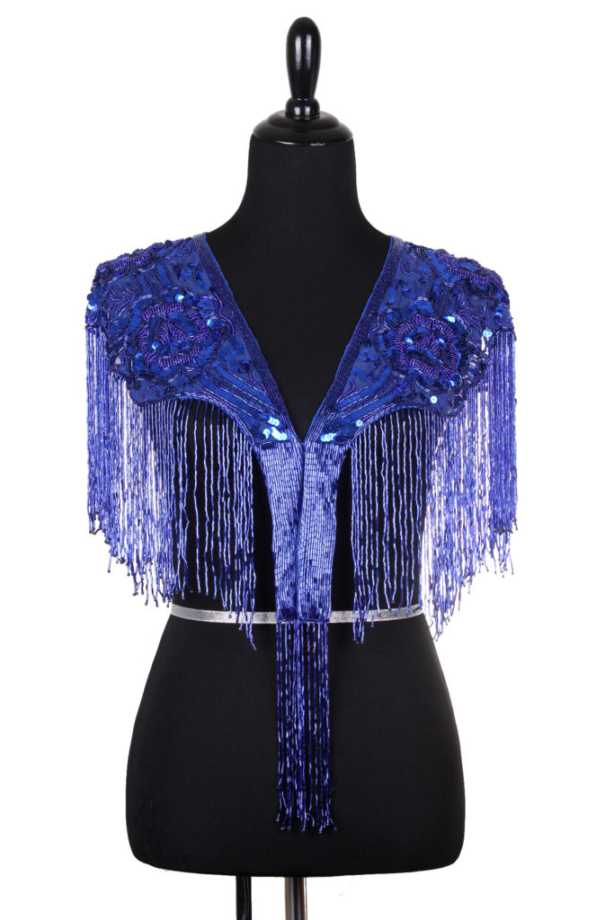 1006 - Beaded Shawl with Roses - Image 21