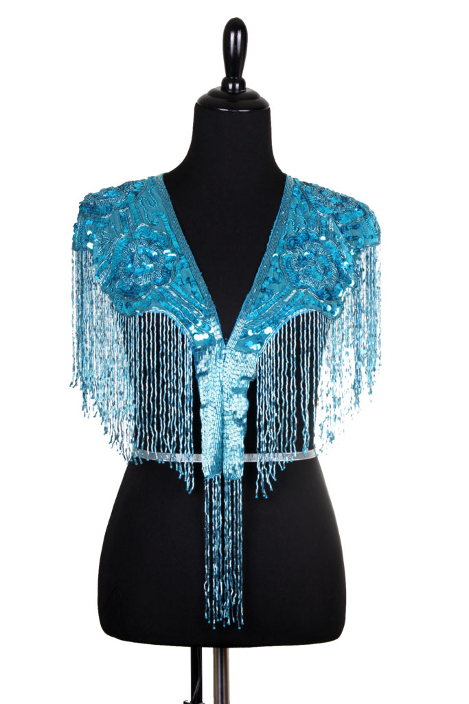 1006 - Beaded Shawl with Roses - Image 25