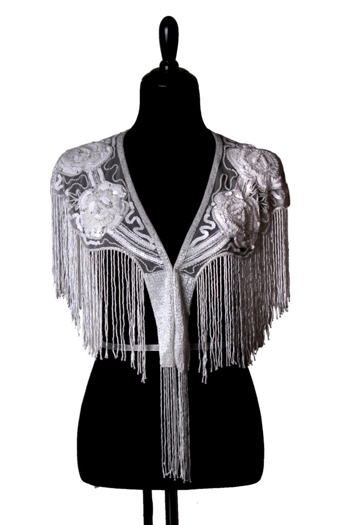 1006 - Beaded Shawl with Roses - Image 24