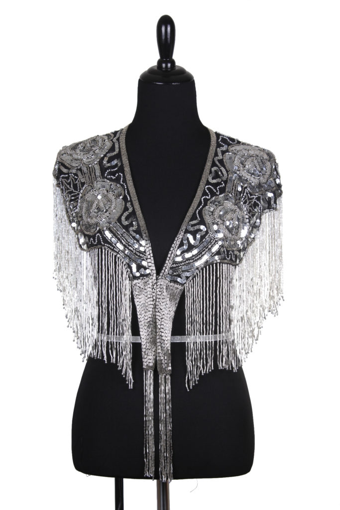 1006 - Beaded Shawl with Roses - Image 23