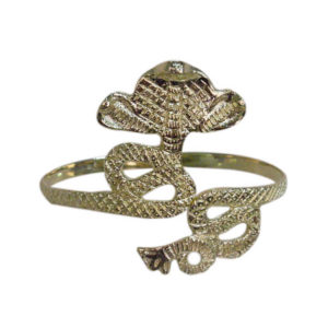 1233 - Armband - Large Cobra with 3 Faces