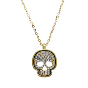 13780 - Skull Pendant with Rhinestones