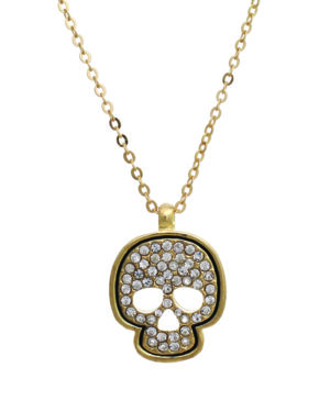13780 - Skull Pendant with Rhinestones