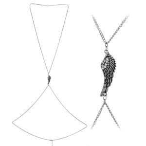 14052 - Layered Wing Bodychain Crystal