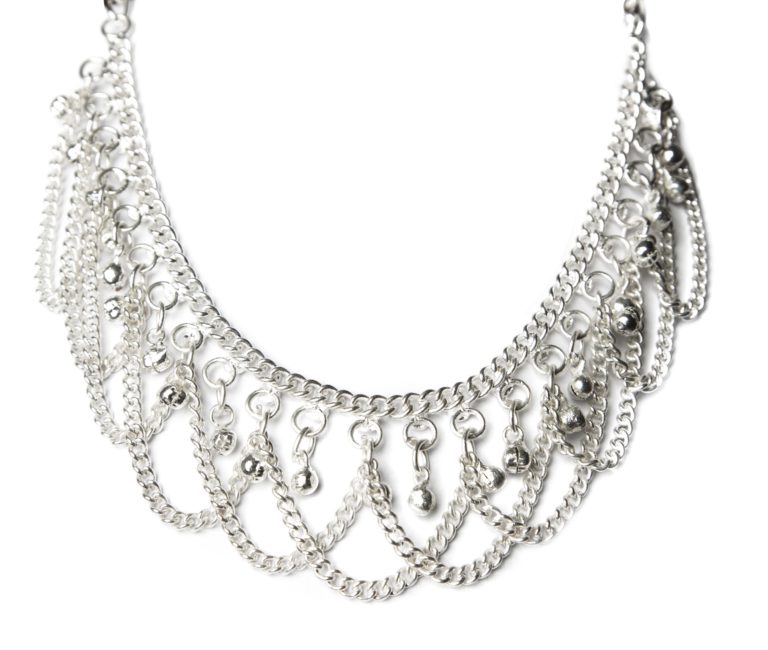 1423 - Mesh Swag Chain Necklace - Image 2
