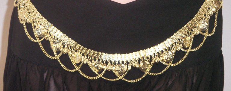 1473 - Swag Belt with Bells & Coins - Image 3