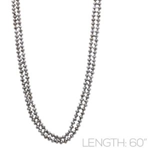 15617 - Long Beaded Necklace, 60 in.