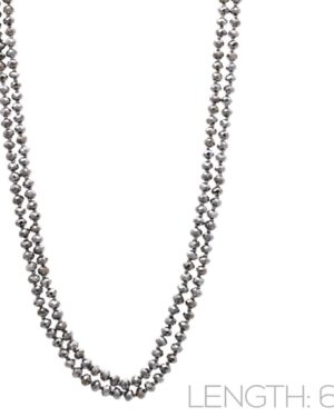 15617 - Long Beaded Necklace, 60 in.