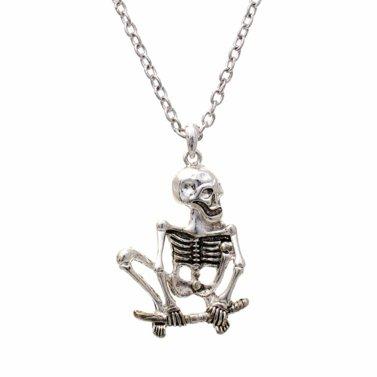 15707 - Skeleton Halloween Necklace - Image 2