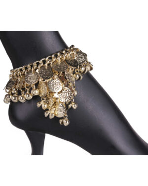 1585 - Coin Anklet Heavy