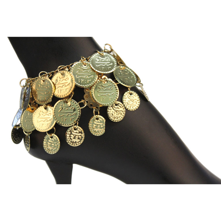 1593 - Anklet Coin - 3 Rows