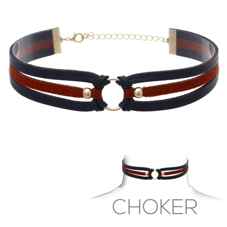15979 - Suede Leather Choker - Image 2