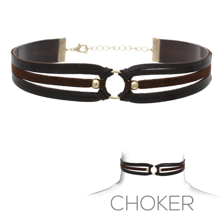 15979 - Suede Leather Choker - Image 3