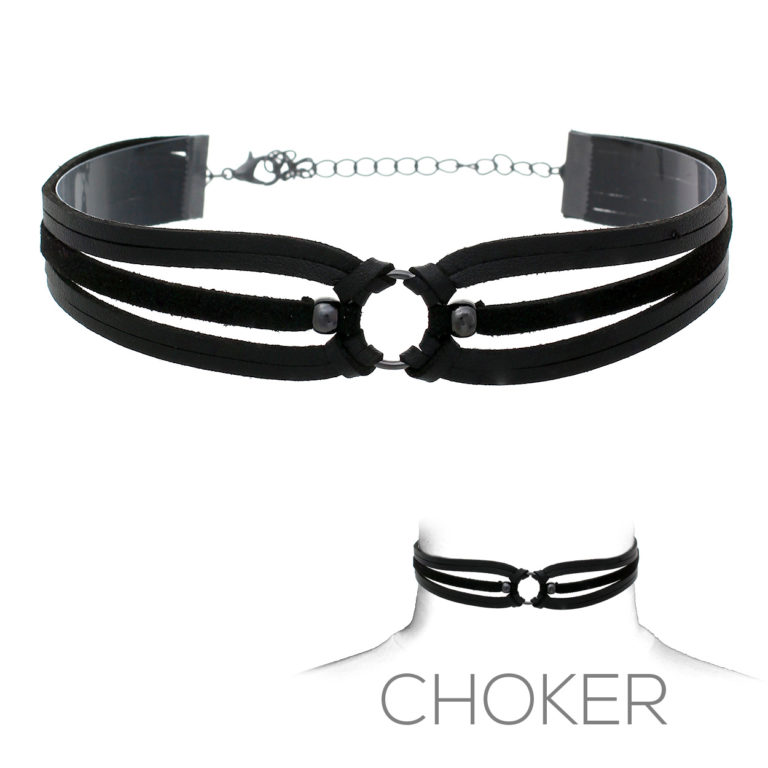 15979 - Suede Leather Choker - Image 4