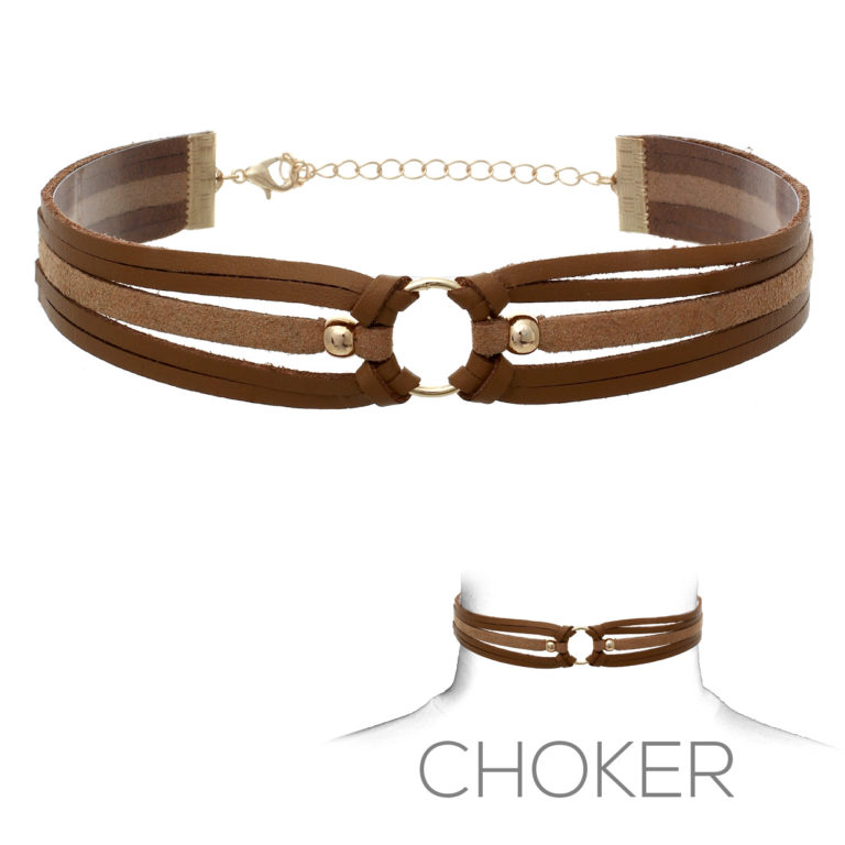 15979 - Suede Leather Choker - Image 6
