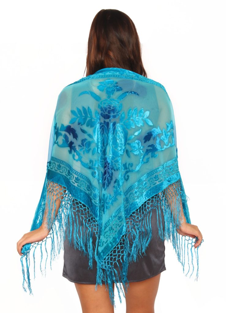 1711 - Velvet Scarf Triangle - Image 10