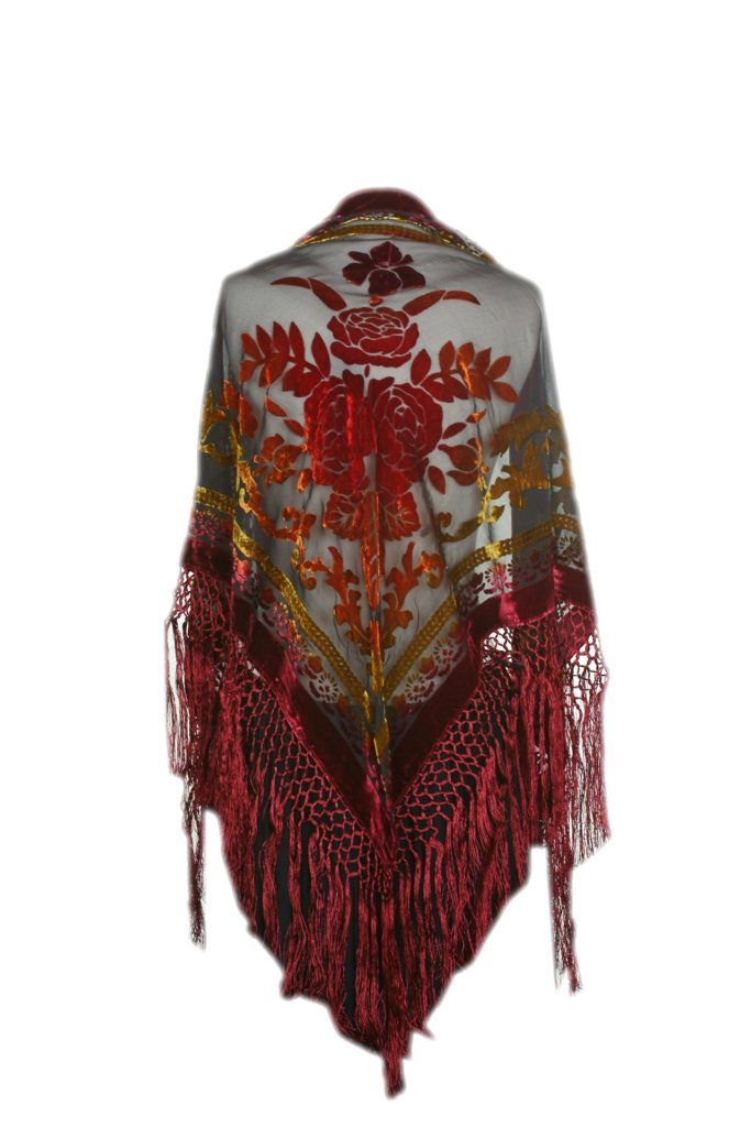 1711 - Velvet Scarf Triangle - Image 3