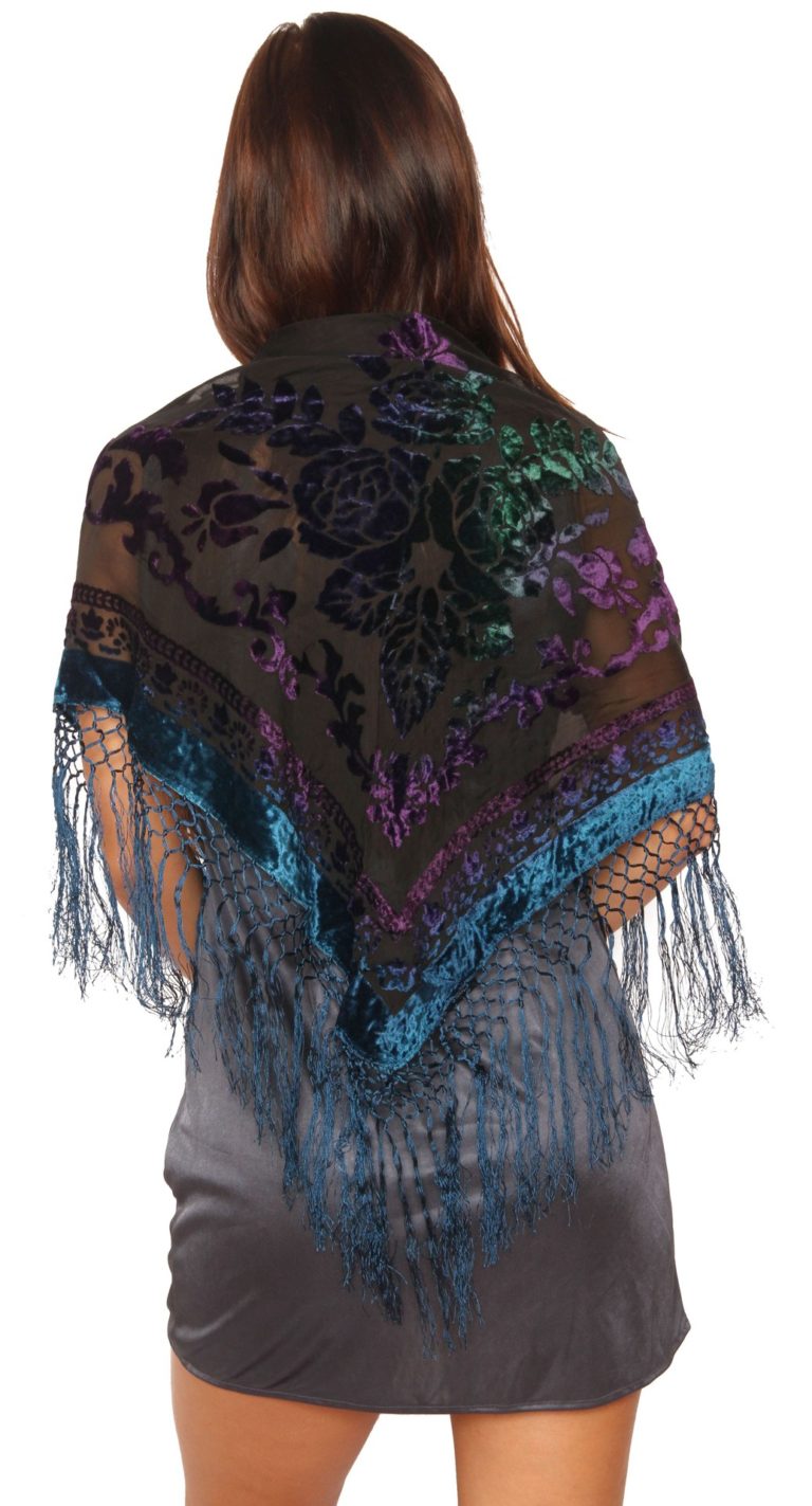 1711 - Velvet Scarf Triangle - Image 7
