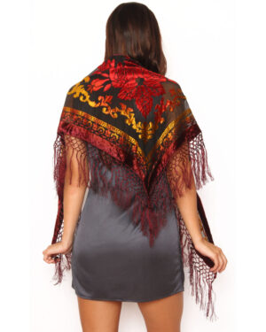 1711 - Velvet Scarf Triangle