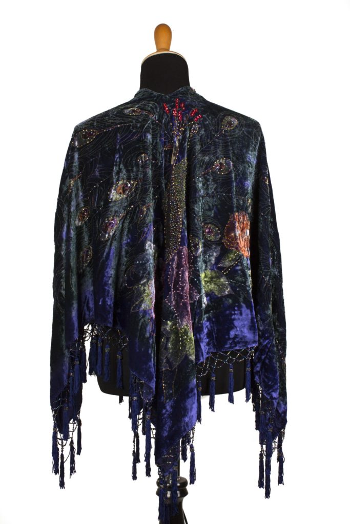 1776 - Open Poncho Peacock - Image 4