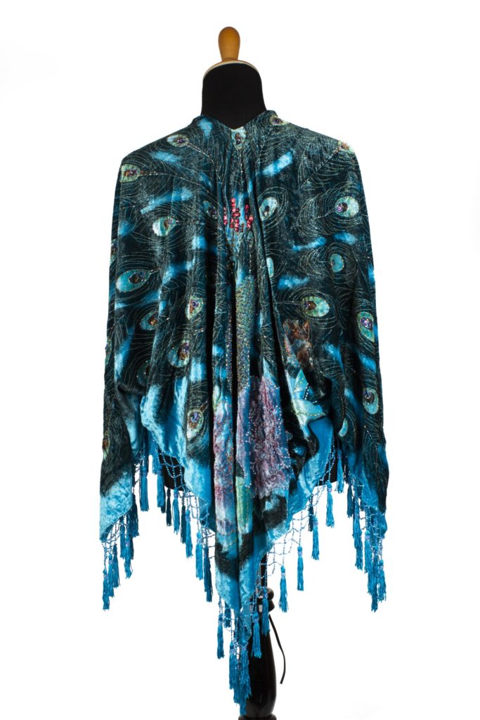 1776 - Open Poncho Peacock - Image 5