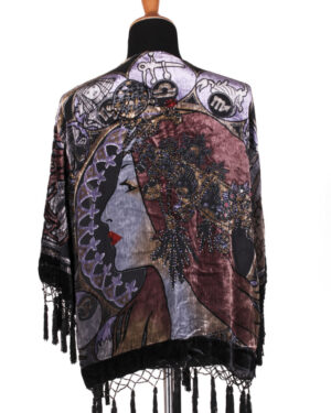 1809 - Short Beaded Jacket - Lady Face